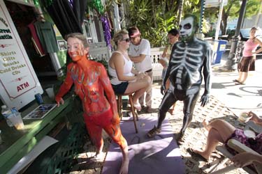Body Painting 2009 photo - Duval Street, Key West